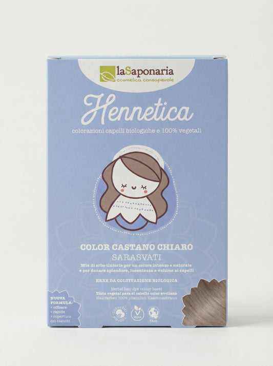 Tinta vegetale nocciola Lakshmi - Colorazione Naturale Capelli by La Saponaria — product photo on white background
