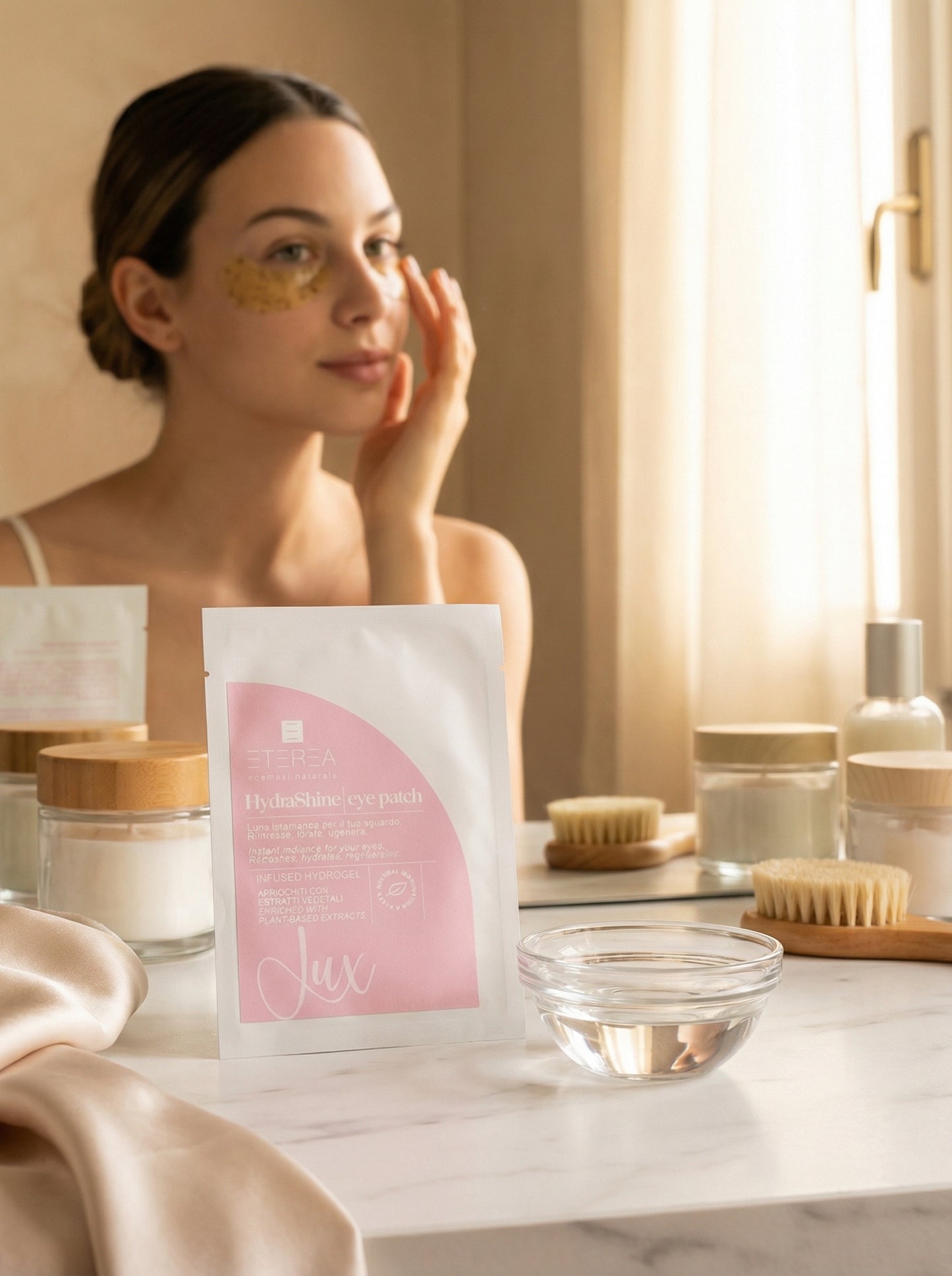 Lux Hydrashine eye patch – Patch occhi illuminanti by Eterea — hero product photo
