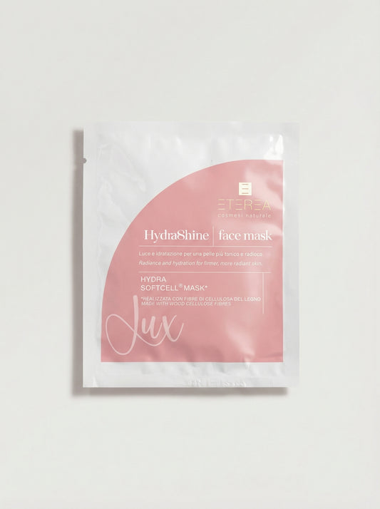 Lux hydrashine face mask – Maschera Viso Monouso by Eterea — product photo on white background