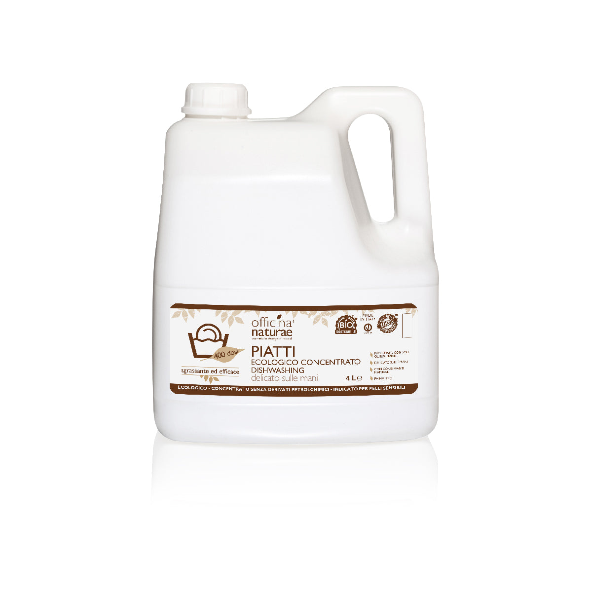 Detersivo Liquido Piatti Ecologico con Olio di Arancio Dolce