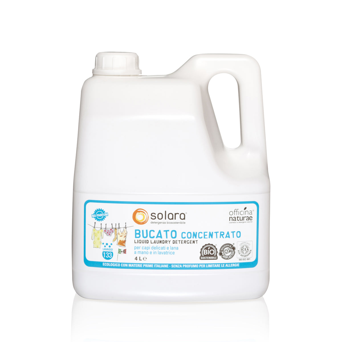 Solara Detersivo Bucato a Mano e in Lavatrice con Olio di Oliva