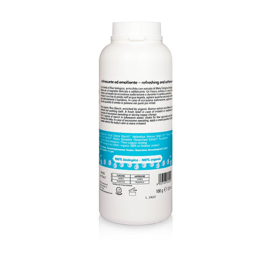 Amido di Riso Biologico Bagnetto Neonati con Malva Bio