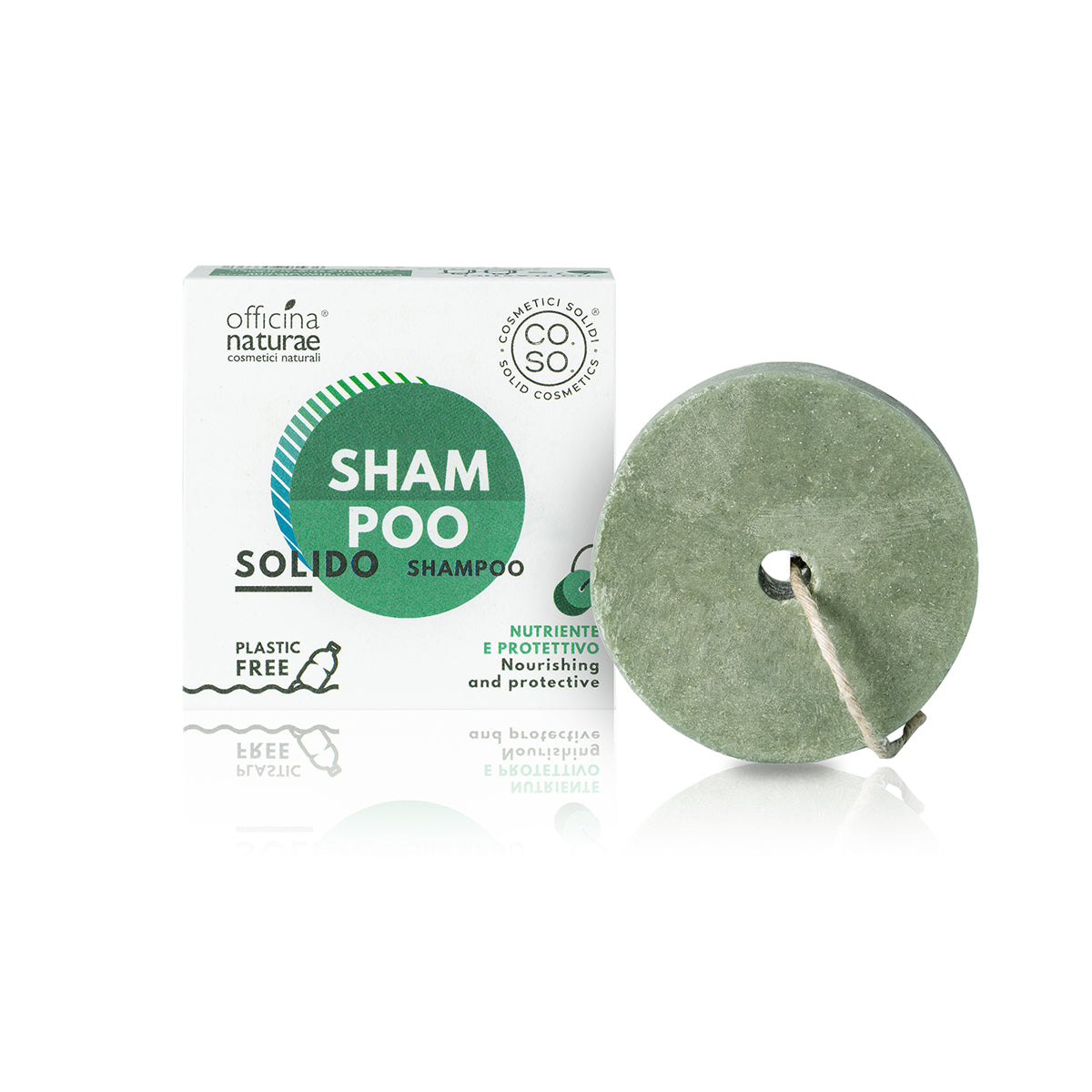 CO.SO. Shampoo Solido Nutriente e Protettivo con Noce e Avena Bio
