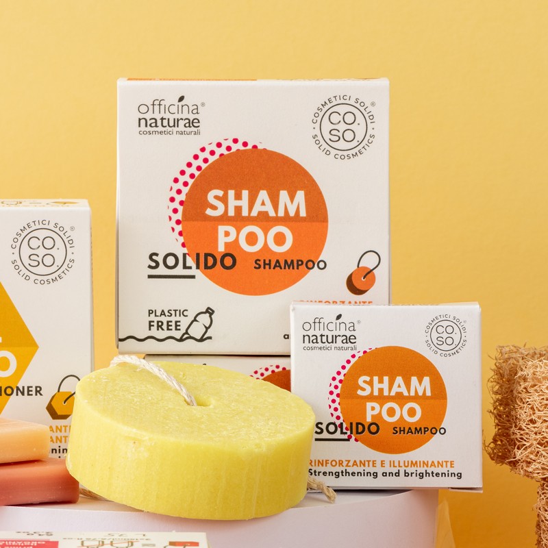 CO.SO. Shampoo Solido Rinforzante e Illuminante per Capelli Stressati