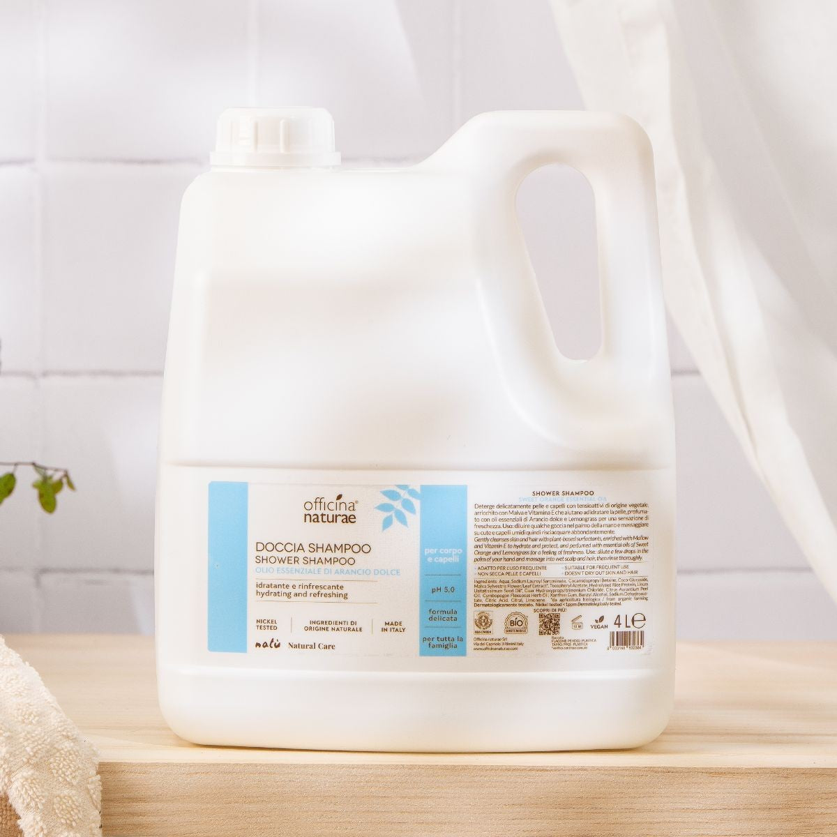 Doccia Shampoo Corpo e Capelli per Uso Quotidiano con Malva Bio