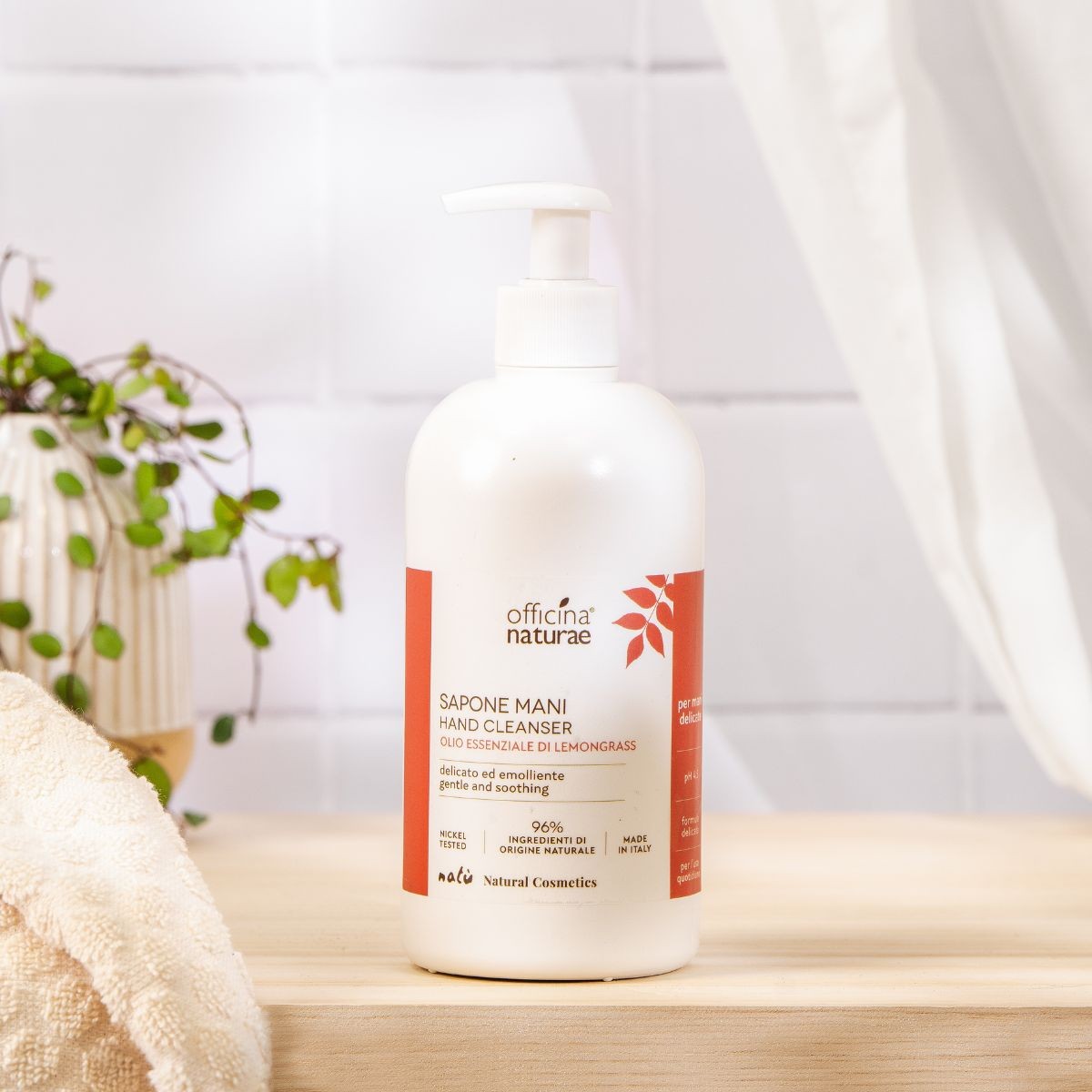 Natù Sapone Mani Liquido per Pelli Delicate e Uso Frequente