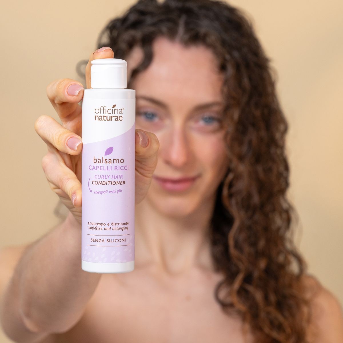 Balsamo Capelli Ricci Anti-Crespo con Ricino Bio e Avena