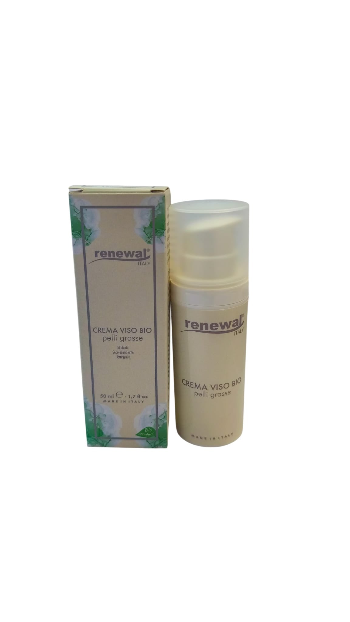 Crema Viso Bio per Pelli Grasse Seboequilibrante