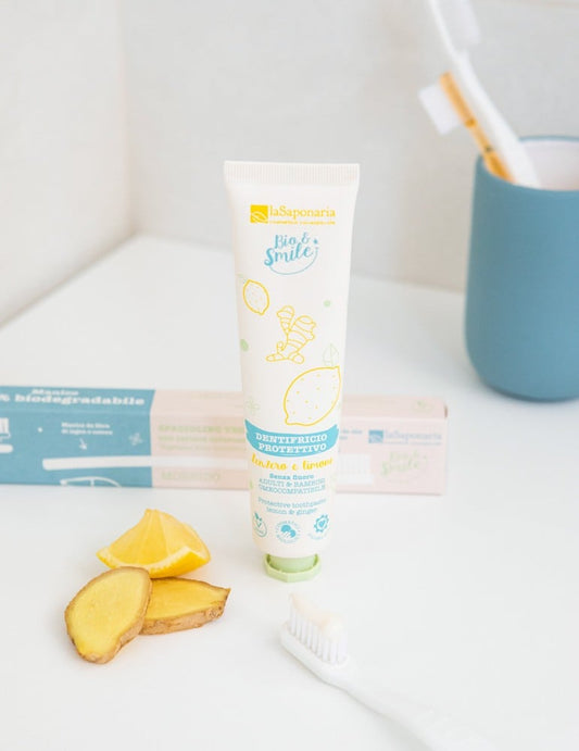 Dentifricio Protettivo Zenzero&Limone - Remineralizzante Omeocompatibile