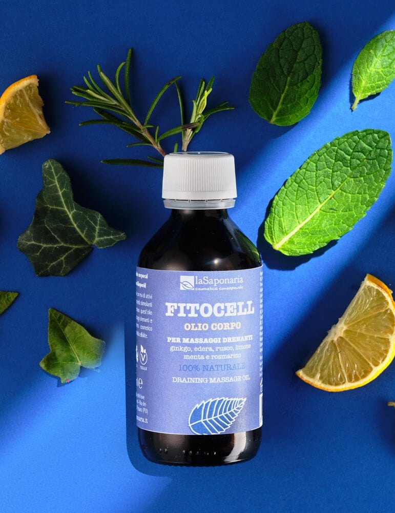 Fitocell Olio da massaggio Bio Tonificante e Stimolante