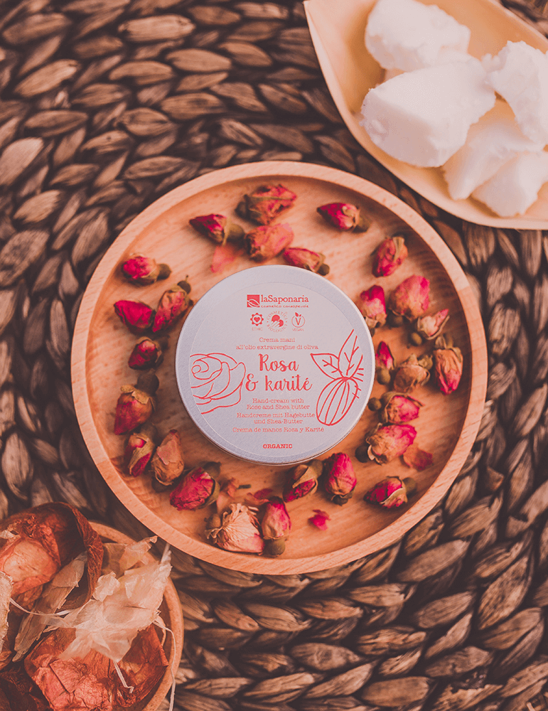 Crema Mani Rosa e Karité Nutriente e Rigenerante