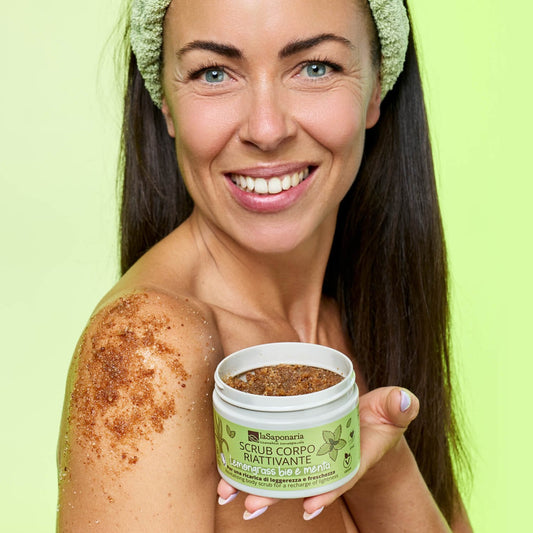 Scrub Corpo Riattivante - Lemongrass Bio e Menta Stimolante e Levigante