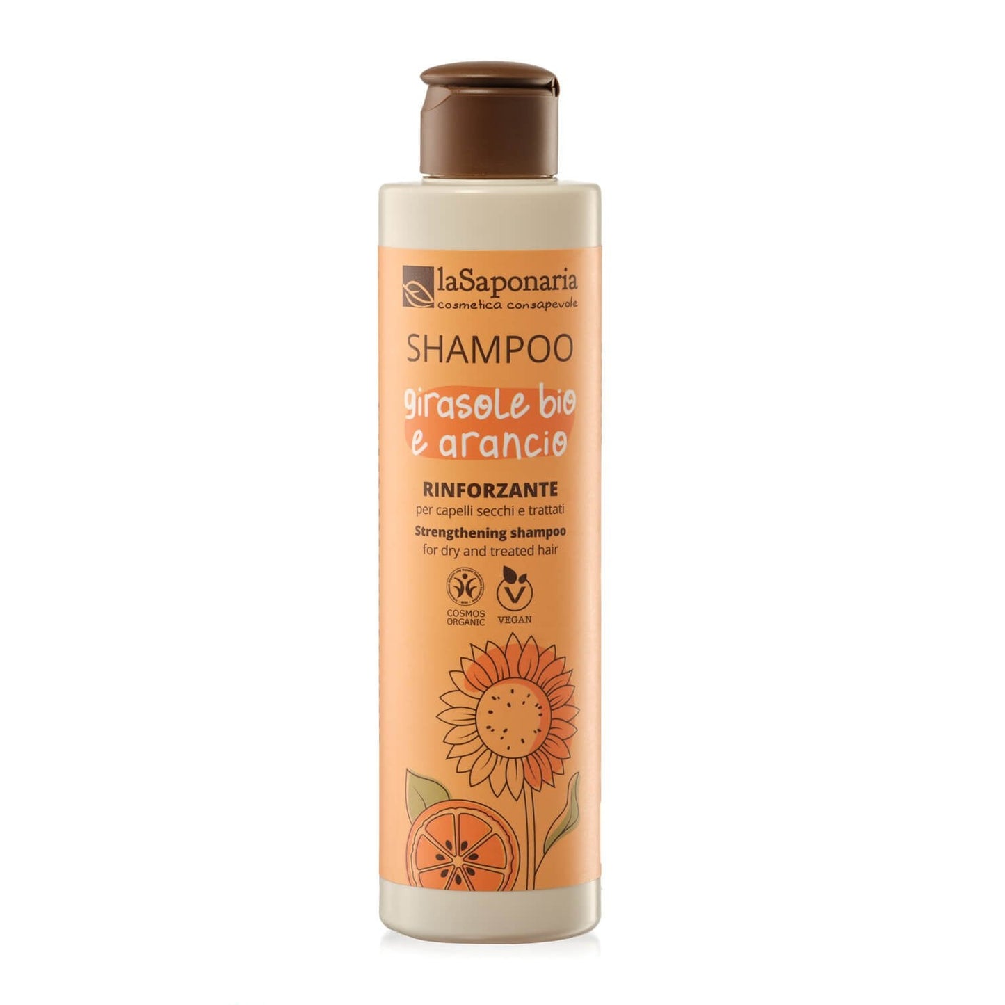 Shampoo Bio Rinforzante Girasole per Capelli Secchi e Trattati