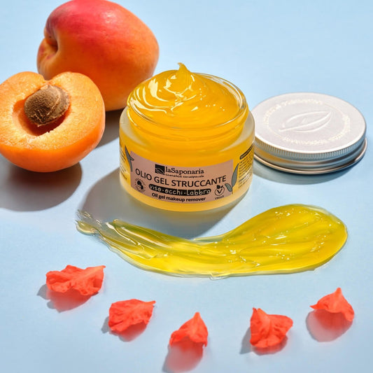 Olio Gel Struccante Viso Occhi Labbra - Detersione e Idratazione