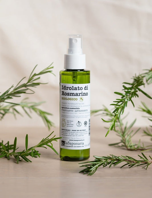 Idrolato di Rosmarino Bio Dermopurificante Viso e Capelli