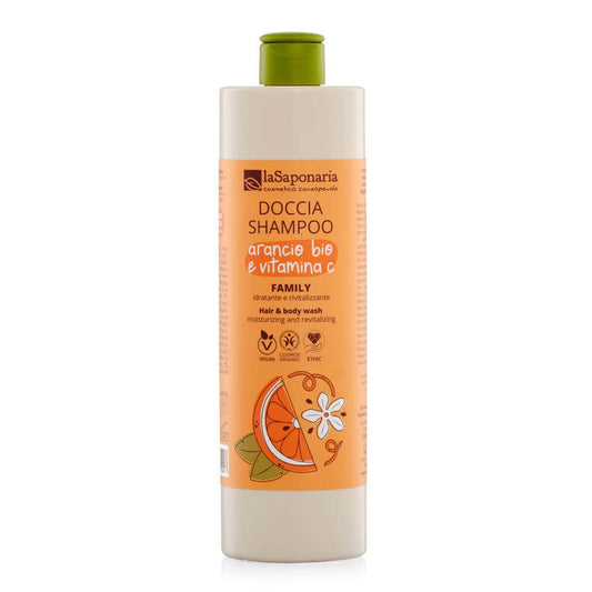 Doccia Shampoo Family Arancio bio e Vitamina C - Idratante Rivitalizzante