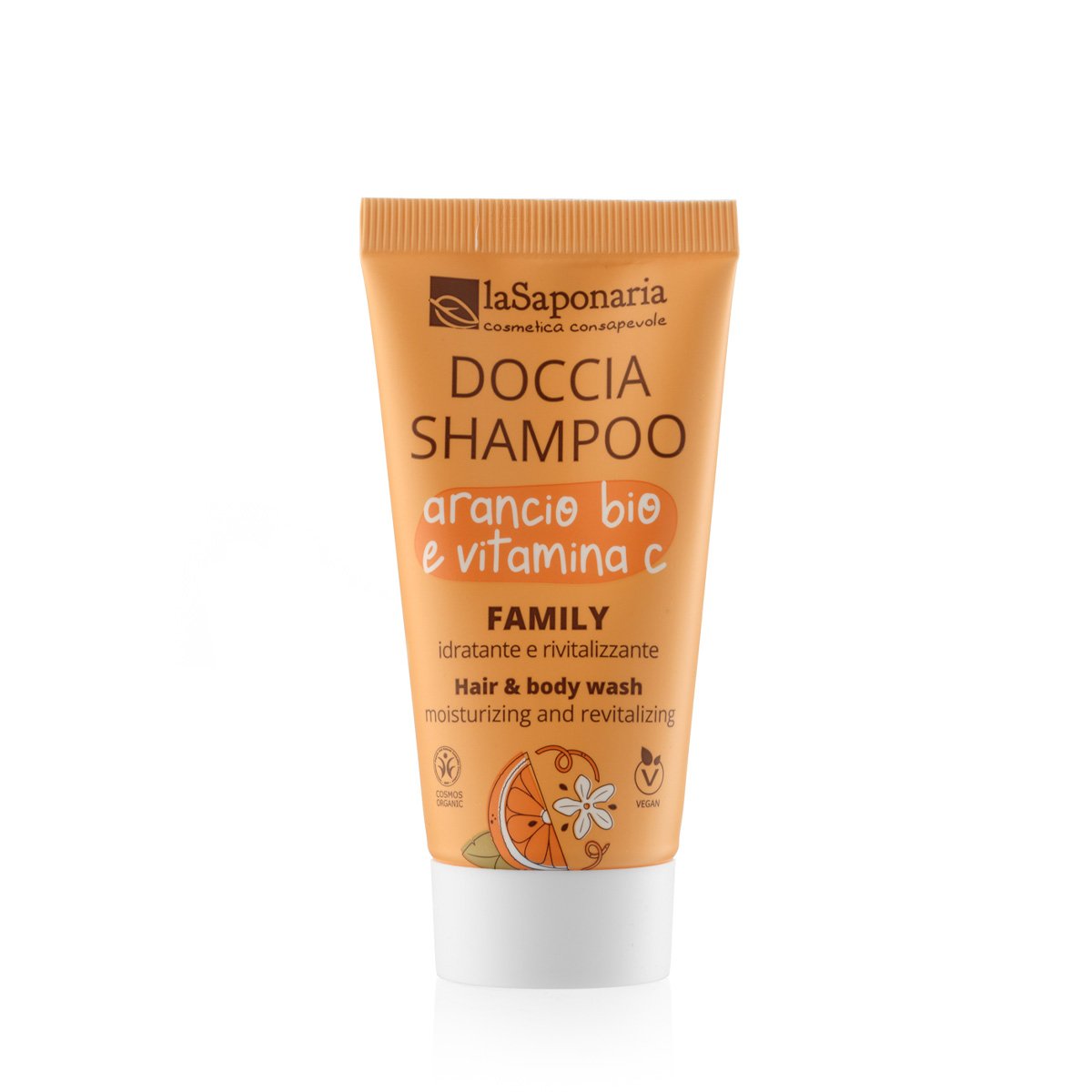 Doccia Shampoo Family Arancio bio e Vitamina C - Idratante Rivitalizzante