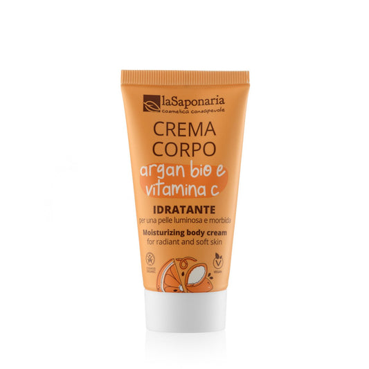Crema Corpo Idratante – Argan Bio e Vitamina C Idratante per una pelle luminosa e morbida