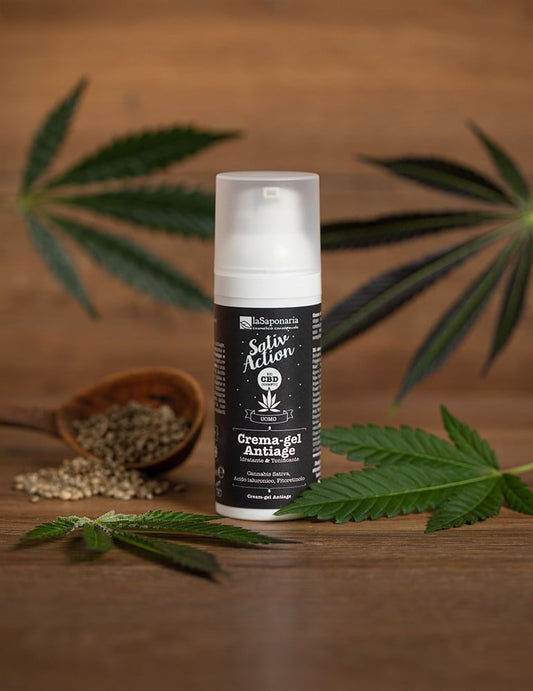 Crema-Gel viso uomo Antiage - Tonificante e Idratante Bio