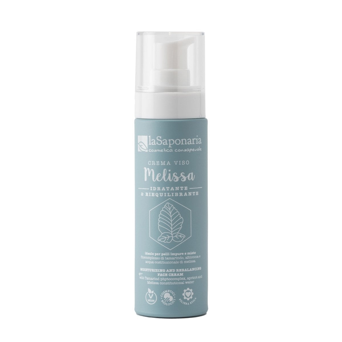 Crema viso idratante Melissa per Pelli Miste e Impure