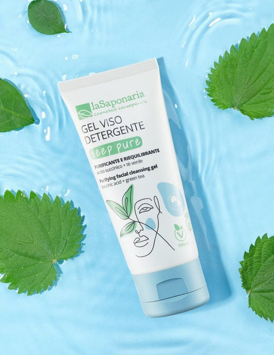 Deep Pure - Gel detergente viso Purificante e Riequilibrante