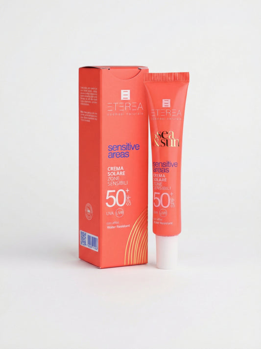 Protezione solare Sensitive Areas 50+ SPF by Eterea — product photo on white background