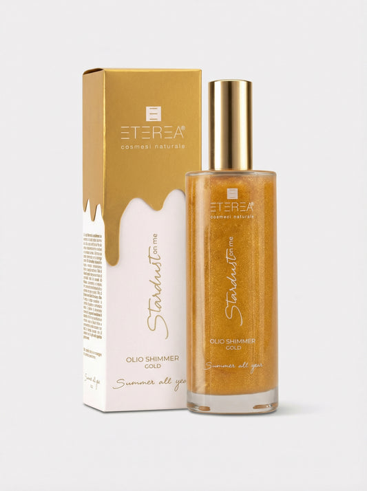 Olio corpo - Stardust On Me Olio Shimmer Gold by Eterea — product photo on white background
