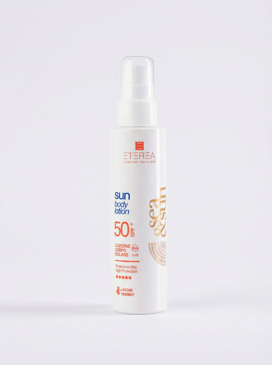 Protezione solare Sun Body Lotion 50+ SPF by Eterea — product photo on white background