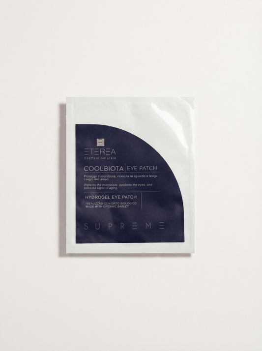 Supreme Coolbiota eye patch – Patch occhi rinfrescanti by Eterea — product photo on white background
