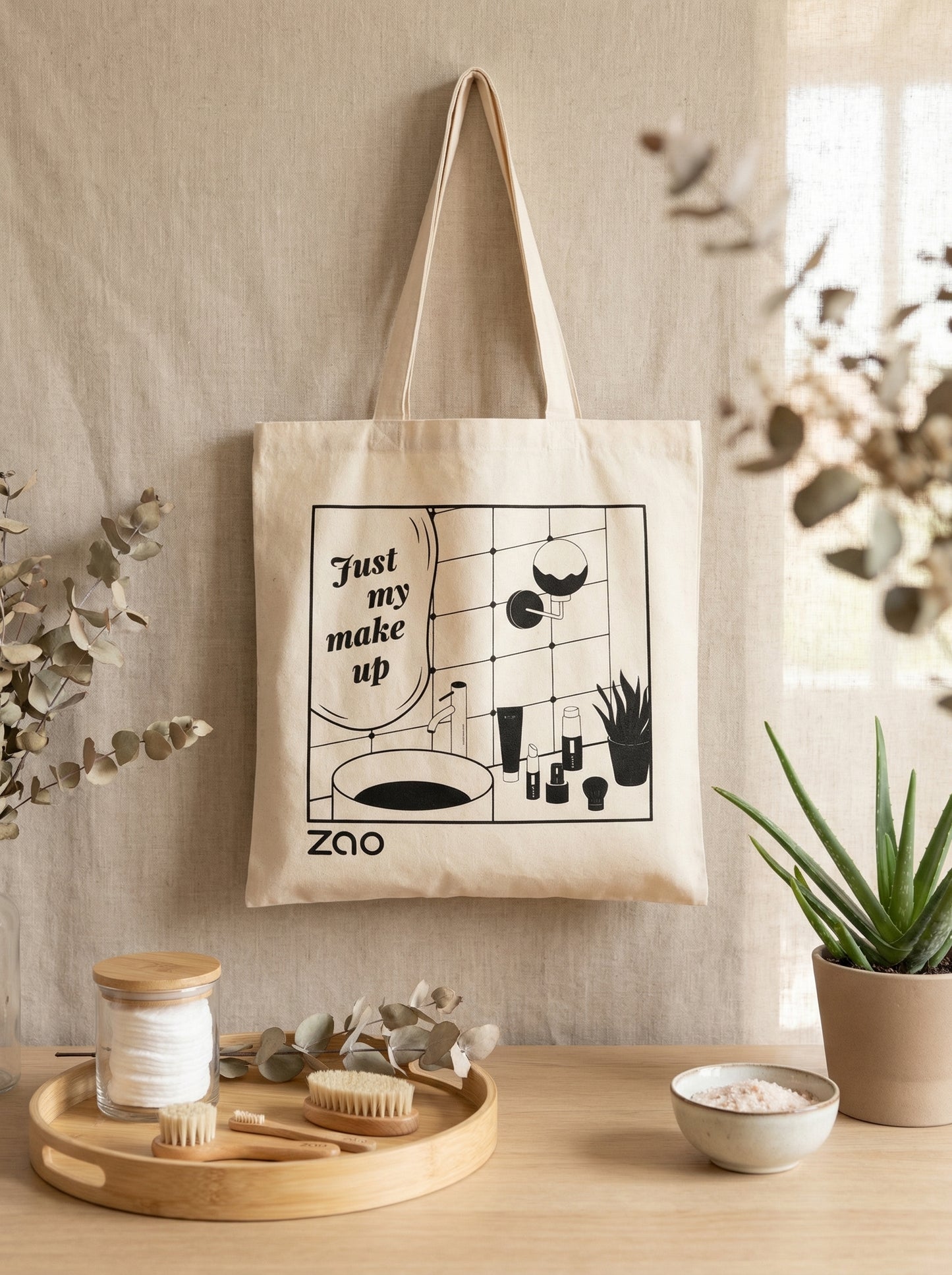 Tote Bag in Cotone - Borsa Pratica e Riutilizzabile by Zao Makeup — hero product photo