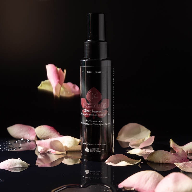 04 - Glycolic shine siero leave in Capelli Lucidi Effetto Specchio