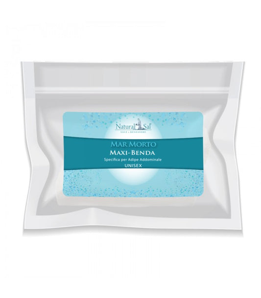 Maxi-benda Mar Morto, specifica per Adipe Addominale, unisex, con Gel Salino