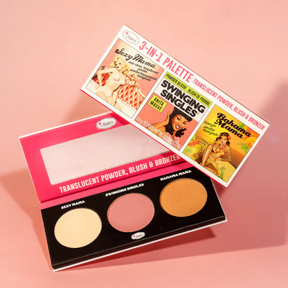3-in-1 Palette viso in polvere