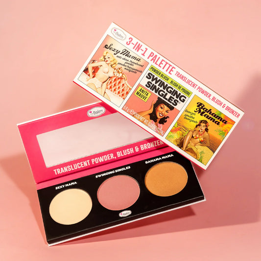 3-in-1 Palette viso in polvere