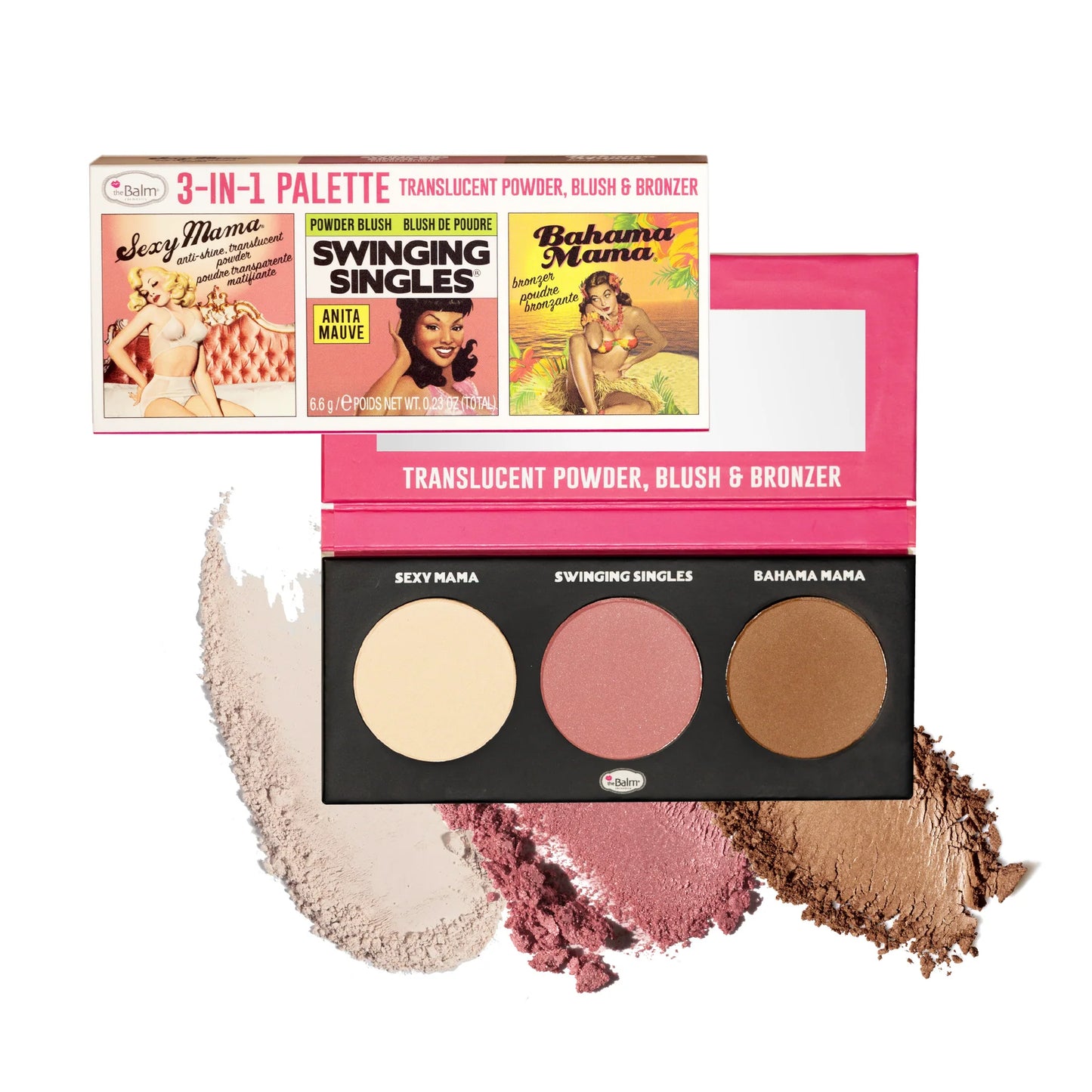 3-in-1 Palette viso in polvere