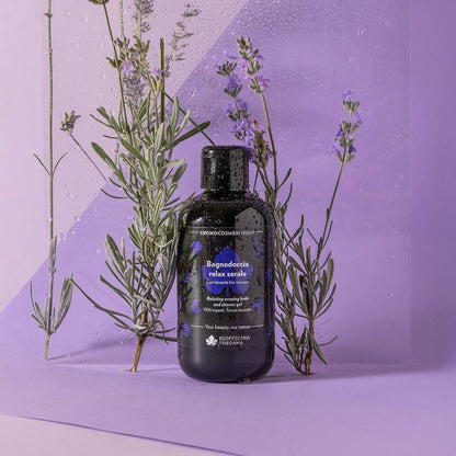 Bagnodoccia relax serale con lavanda bio toscana
