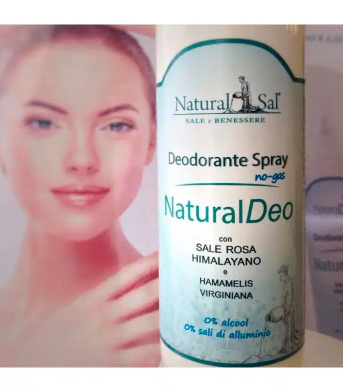 Deodorante corpo “NaturalDeo”, con Sale Rosa Himalayano e Hamamelis Virginiana