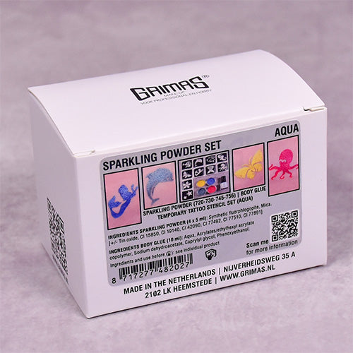 Aqua Sparkling Powder Set glitter cosmetici