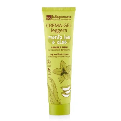 Crema-Gel Leggera menta bio e aloe