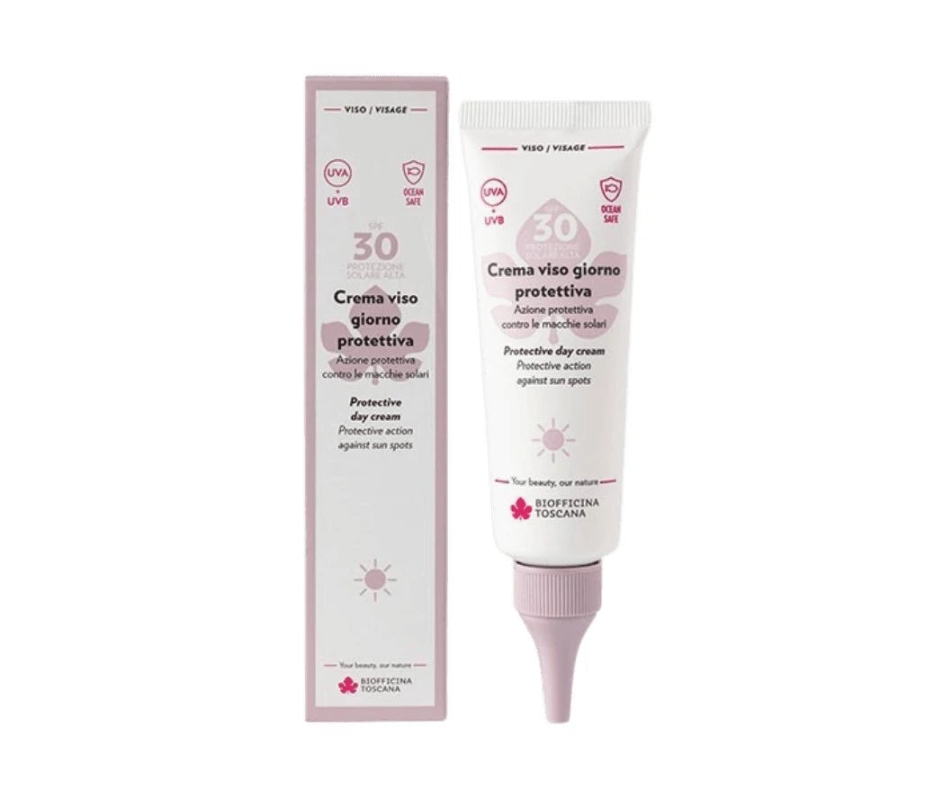 Crema viso giorno protettiva SPF30 - Azione antimacchia Bio