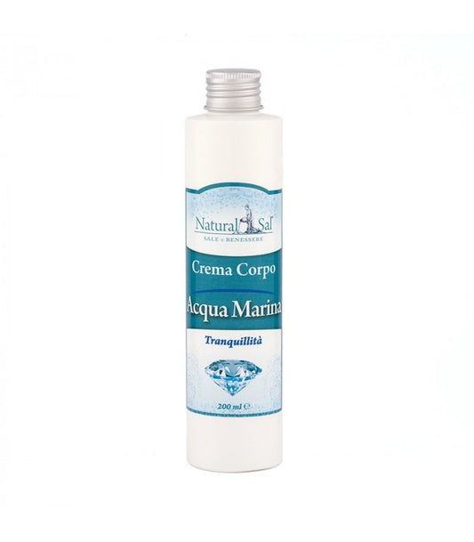 Crema Corpo Acqua Marina “Serenità”, con Sale Rosa dell’Himalaya, fragranza Vaniglia e Brezza