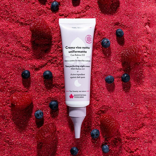 Crema viso notte uniformante – Con Rubiox® 2.0 e attivo antimacchia
