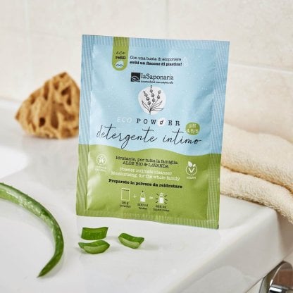 Detergente intimo in polvere Aloe Bio & Lavanda (pH 4.5 - 5)