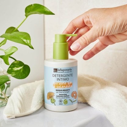 Detergente intimo riequilibrante Bardana bio e Calendula (pH 4.5)