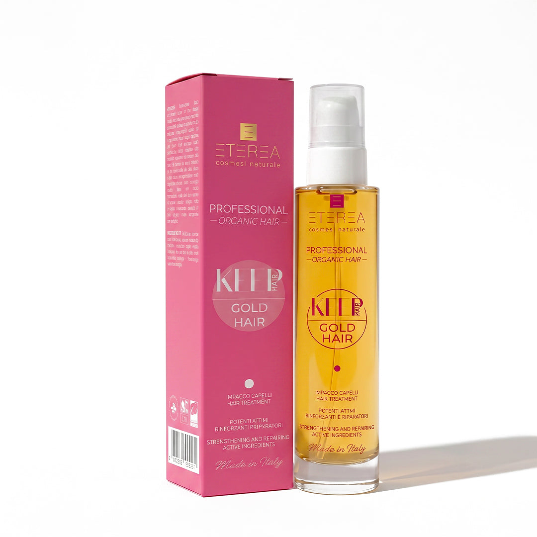 Eterea Keep Hair Gold Hair — impacco capelli nutriente 100 ml con astuccio