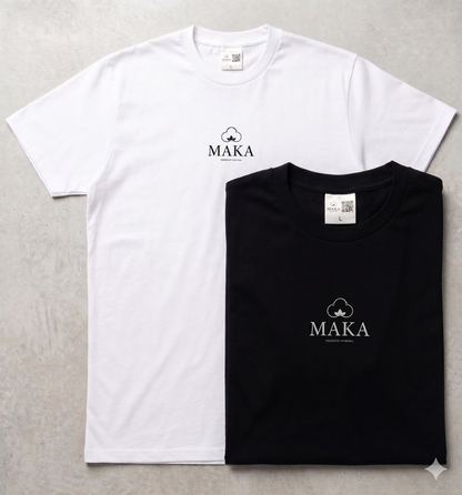 Maglietta Maka in cotone 50% Cotone GRS Reciclato + 50% cotone