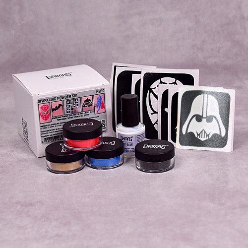 Hero Sparkling Powder Set glitter cosmetici
