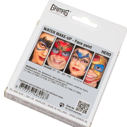 Hero Water Make-up 4xA1