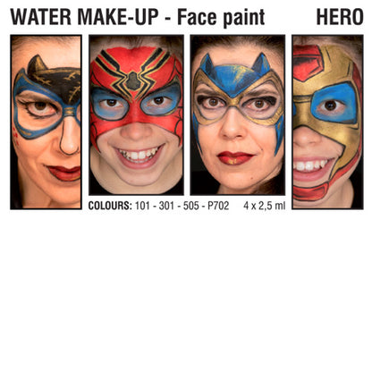 Hero Water Make-up 4xA1