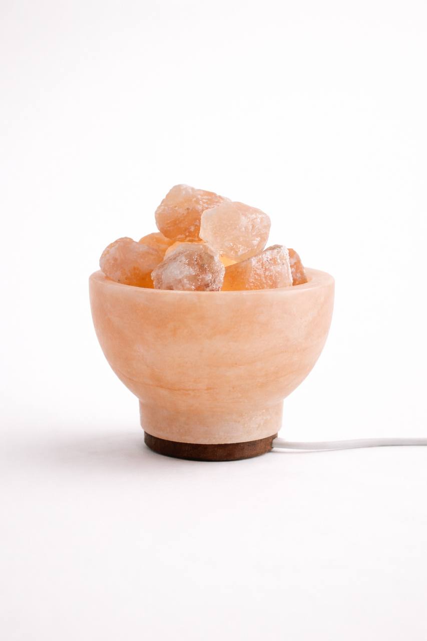Lampada di Sale Rosa dell’Himalaya Braciere Liscio